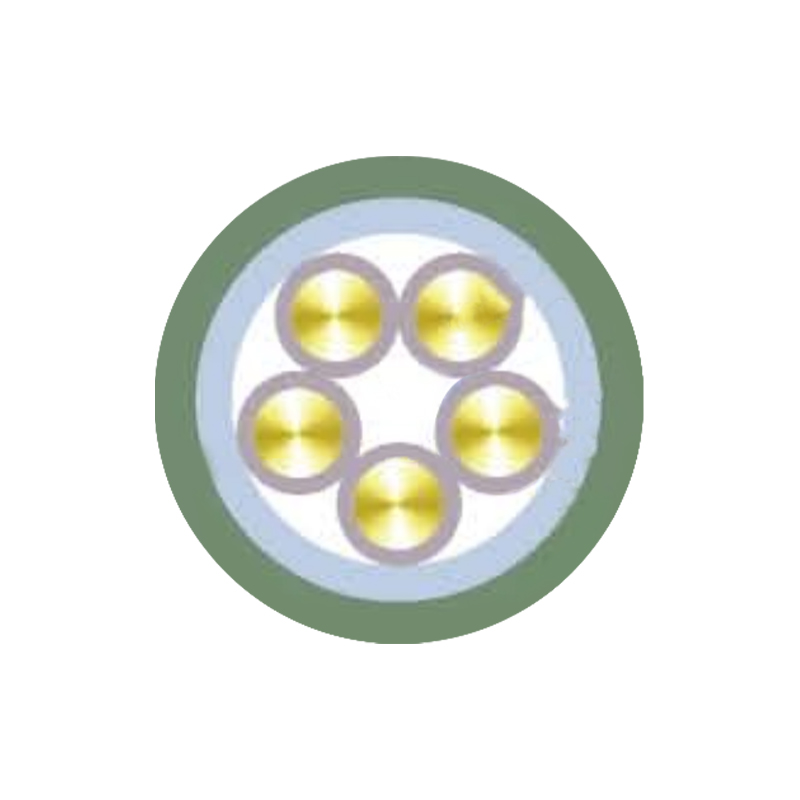 Pevný kábel s gumovou izoláciou s menovitým napätím do 450/750 V vrátane