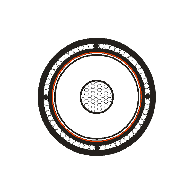 XLPE izolovaný napájací kábel pre menovité napätie 3,6/6kV -26/35kV