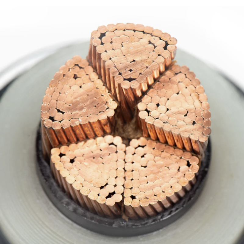 XLPE izolačný kábel vlnitý hliníkový plášť pre menovité napätie 290/500 kV