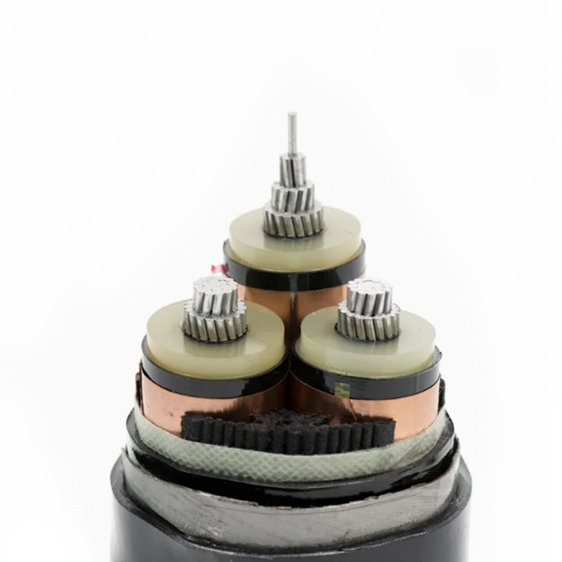 XLPE izolovaný napájací kábel pre menovité napätie 3,6/6kV -26/35kV